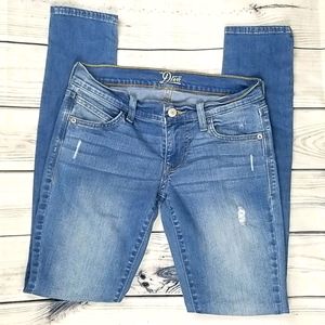 OLD NAVY THE DIVA SKINNY JEANS SIZE 0 LIGHT WASHED